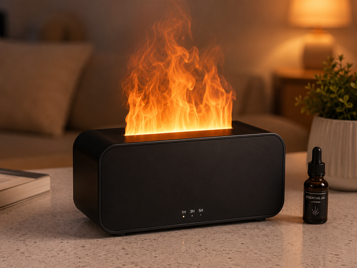 Diffuseur Effet Flamme - Humidificateur Ultrasonique